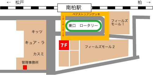 南柏ウィンズホールの地図